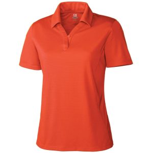 ORANGE Ladies Genre Golf Shirt - Orange