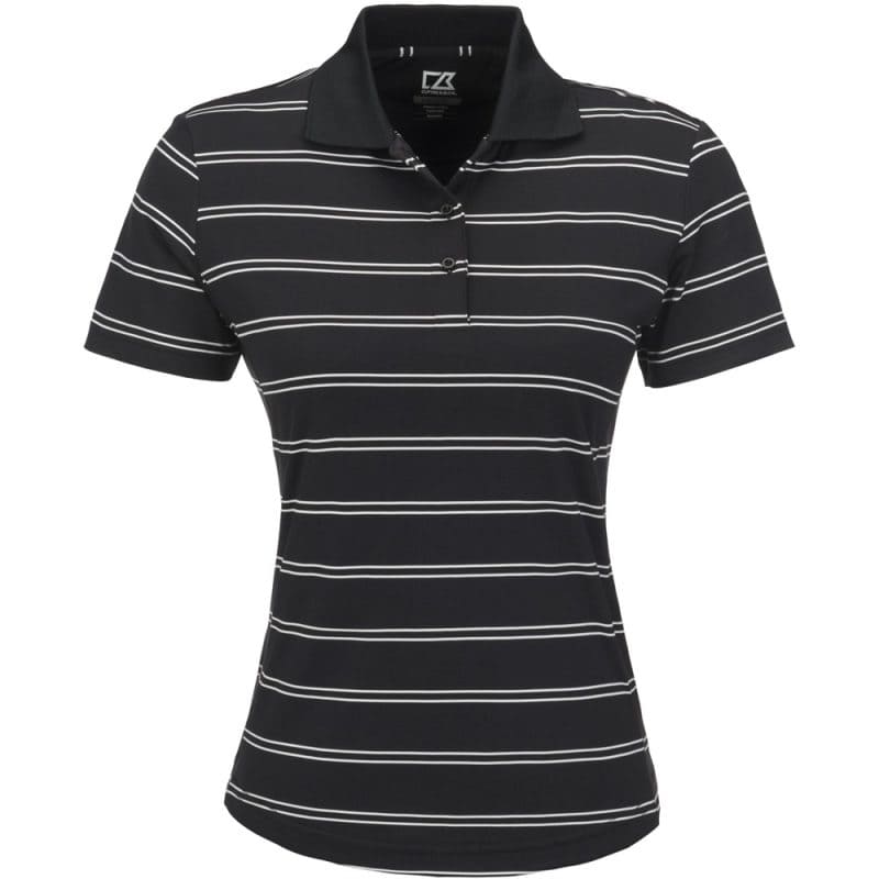 BLACK Ladies Hawthorne Golf Shirt - Black