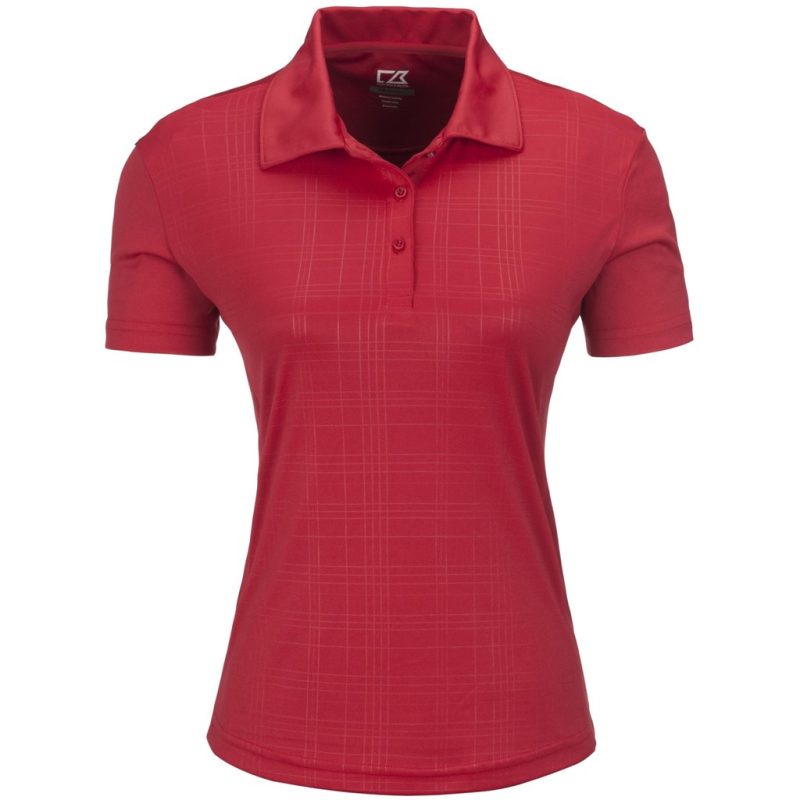 RED Ladies Sullivan Golf Shirt - Red