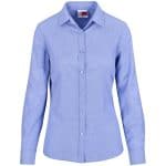 SKY BLUE Ladies Long Sleeve Oxford Shirt