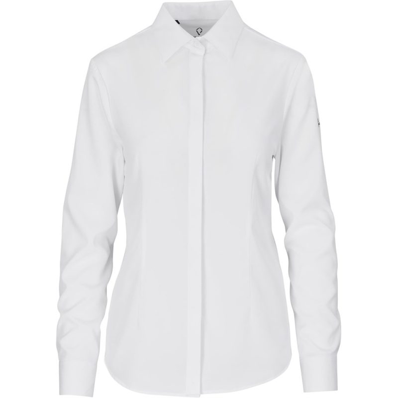 WHITE Ladies Long Sleeve Alex Varga Sorrento Shirt