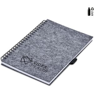 Okiyo Fuji Recycled PET Felt A5 Spiral Notebook