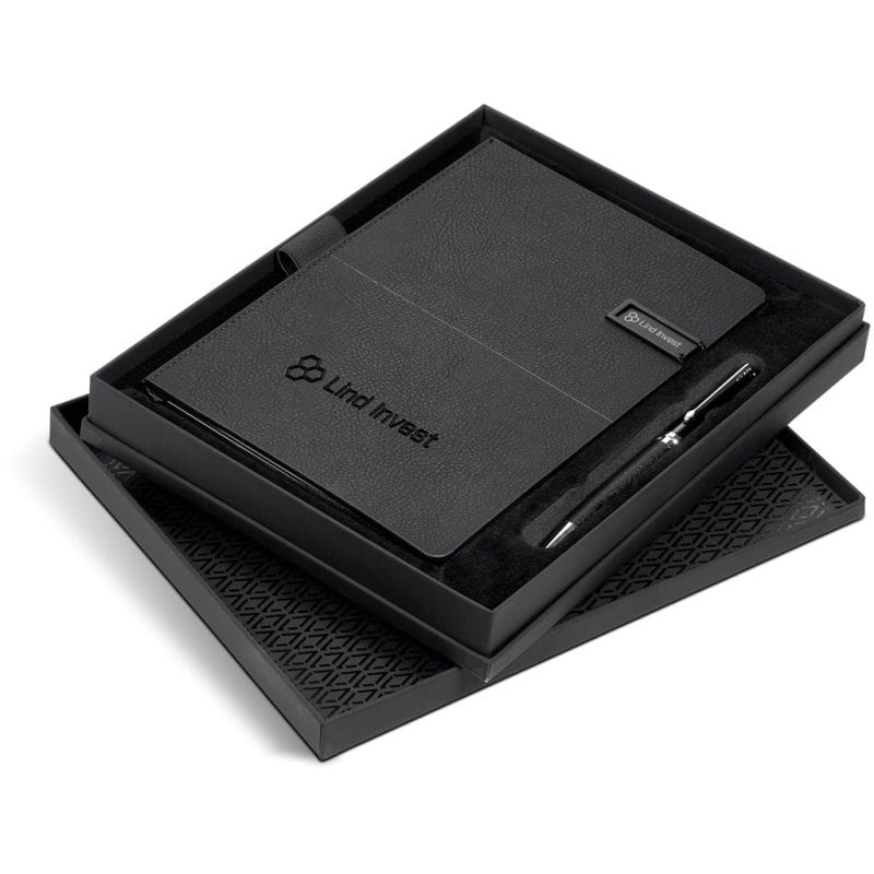Alex Varga Corinthia Flash Drive Notebook & Pen Set - 32GB