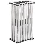 fully folded aluminium frame for Legend Double-Sided Straight Banner Wall