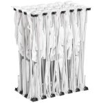 semi-folding of aluminium frame for Legend Double-Sided Straight Banner Wall