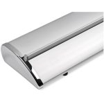 close up of base for pull up banner