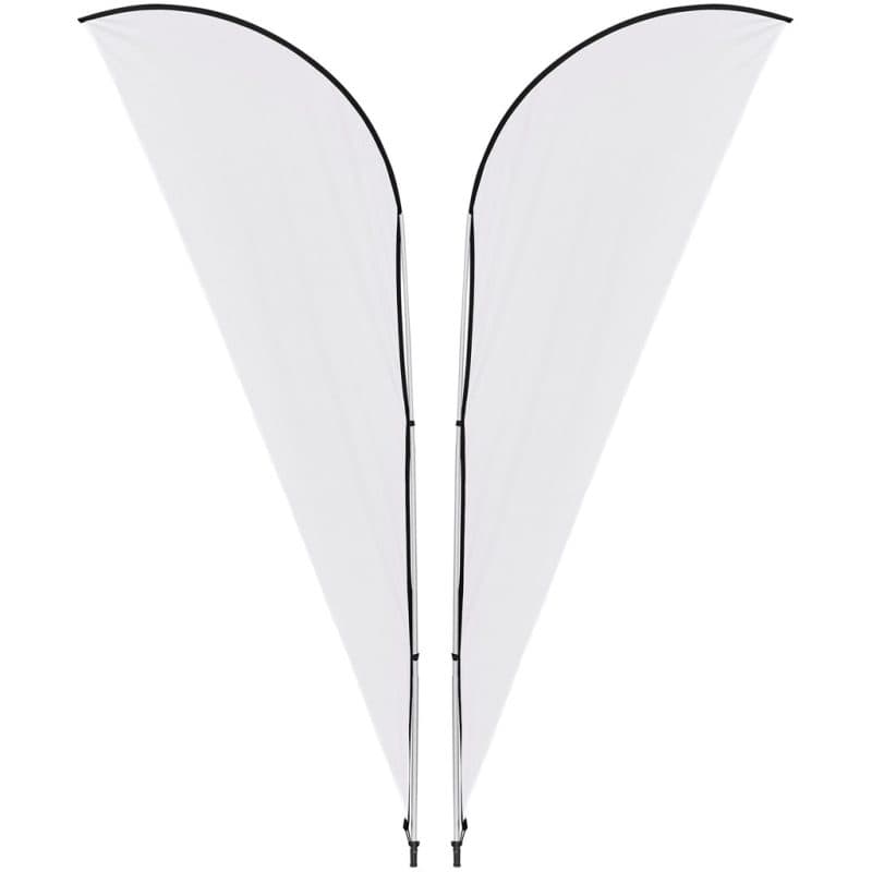 Legend 2M Sublimated Sharkfin Double-Sided Flying Banner - 1 complete unit