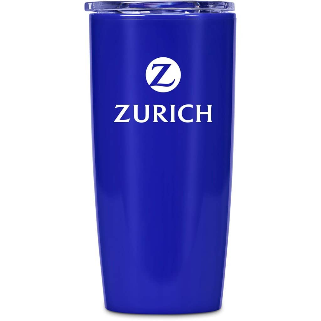 BLUE Altitude Daytona Plastic 2-in-1 Double-Wall Tumbler & Straw - 600ml