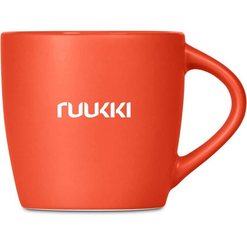 Orange Altitude Altra Ceramic Coffee Mug – 330ml