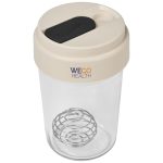 Kooshty Hero Glass Protein Shaker - 700ml - Cream