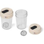 CREAM Kooshty Hero Glass Protein Shaker - 700ml - Cream