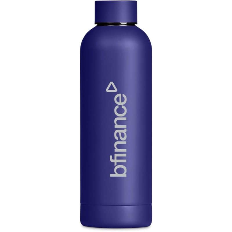 Navy Kooshty Bermuda Recycled Stainless Steel Water Bottle – 800ml