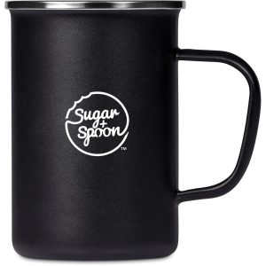 BLACK Serendipio Canyon Enamel Coffee Mug  600ml