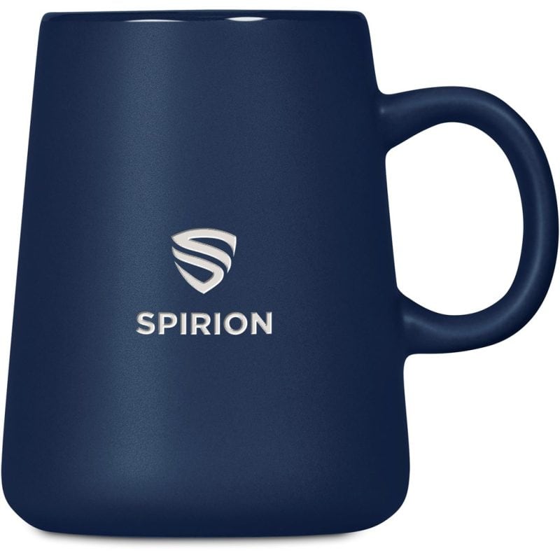 Navy Serendipio Dorset Ceramic Coffee Mug – 400ml
