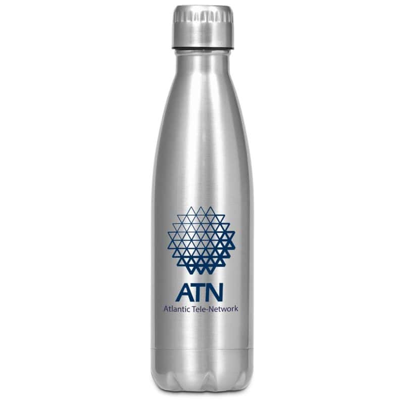 SILVER Serendipio Discovery Stainless Steel Vacuum Water Bottle - 500ml