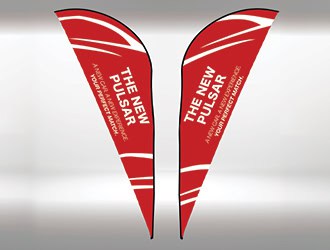 Double-Sided Sharkfin Banner Skins