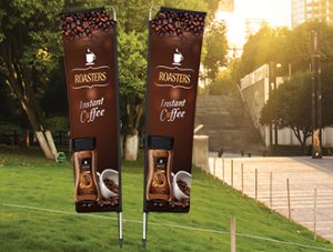 Double-Sided Telescopic Banners
