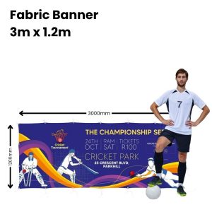Fabric Banner 3m x 1.2m