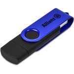 Blue Shuffle Gyro Black Flash Drive – 32GB
