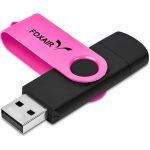 Shuffle Gyro Black Flash Drive  32GB - Pink