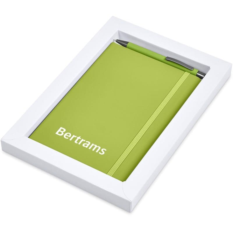 LIME Hibiscus Notebook & Pen Set
