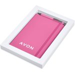 PINK Hibiscus Notebook & Pen Set