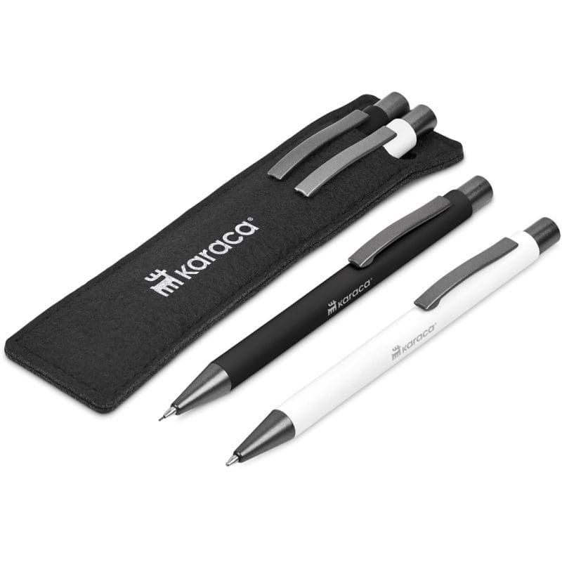 SOLID WHITE Oberlin Ball Pen & Pencil Set