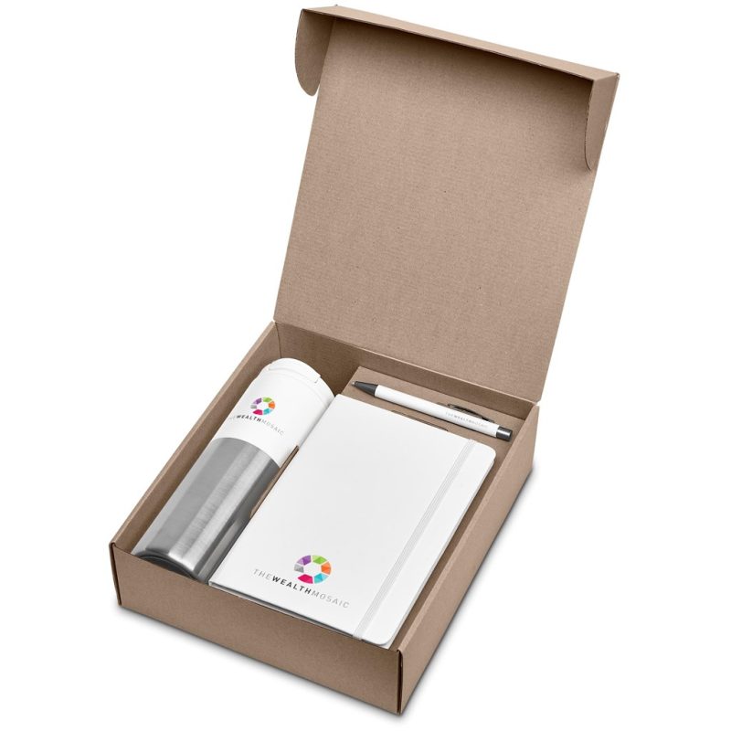 SOLID WHITE Watson Kraft Gift Set