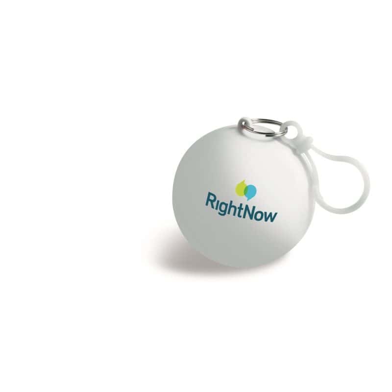 SOLID WHITE Bubble Poncho