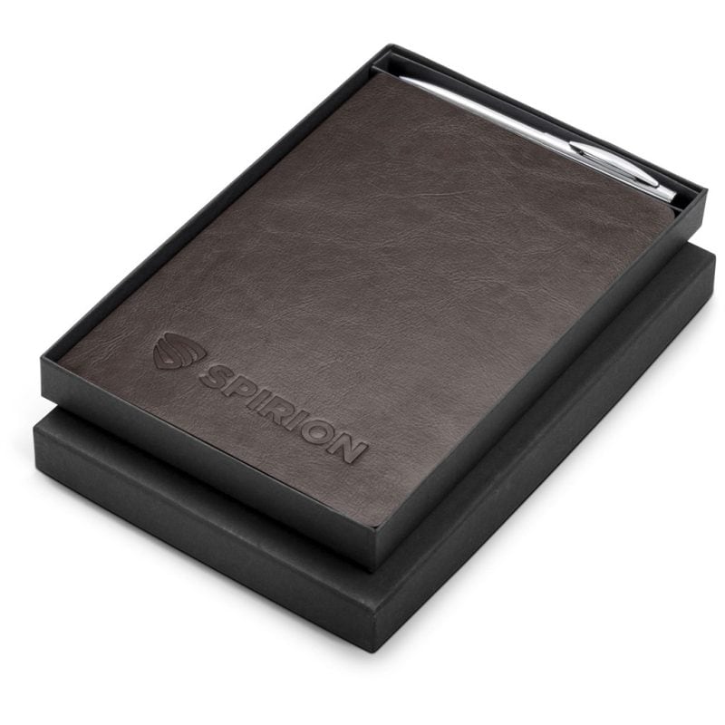 BROWN Renaissance Notebook & Pen Set