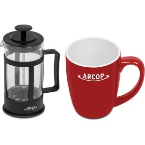 RED Cafe Payton Coffee Set - Red