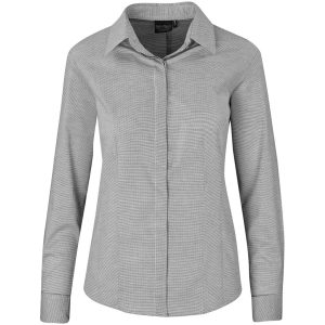 GREY Ladies Long Sleeve Taylor Shirt - Grey