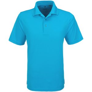 AQUA Mens Wynn Golf Shirt - Aqua