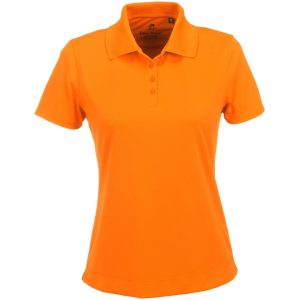 ORANGE Ladies Wynn Golf Shirt - Orange