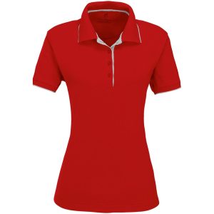 RED Ladies Wentworth Golf Shirt - Red