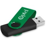 GREEN Altitude Axis Gyro Black Flash Drive - 8GB