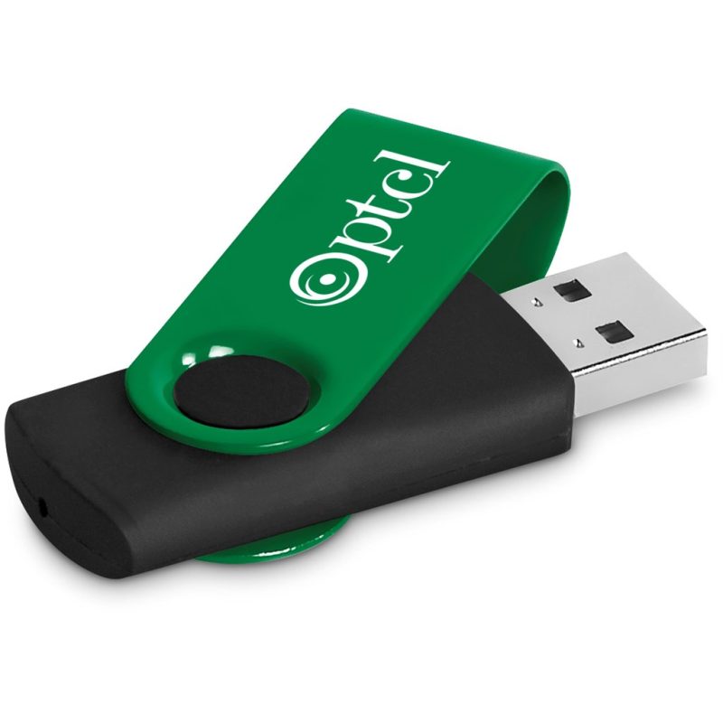 GREEN Altitude Axis Gyro Black Flash Drive - 8GB