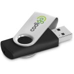 SILVER Altitude Axis Gyro Black Flash Drive - 8GB