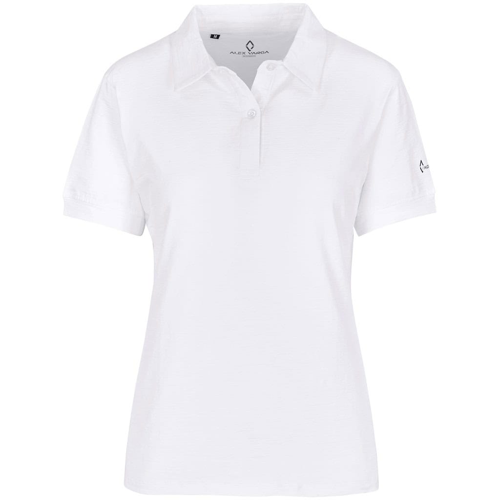 WHITE Ladies Alex Varga Constantine Golf Shirt
