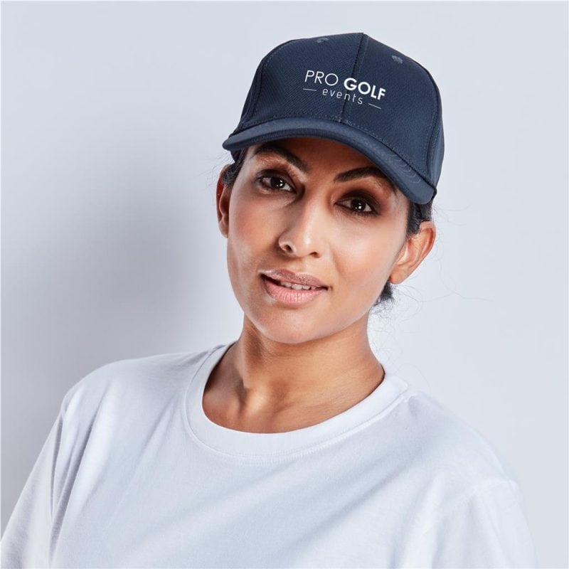 Ace 6 Panel Fitted Cap - White