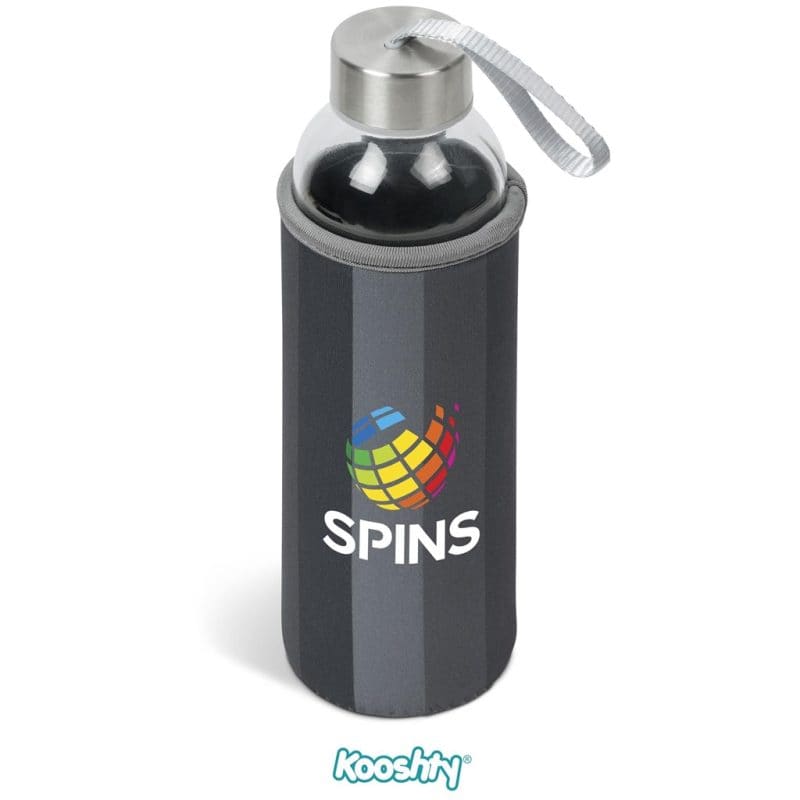 GREY Kooshty Quirky Glass Water Bottle - 500ml