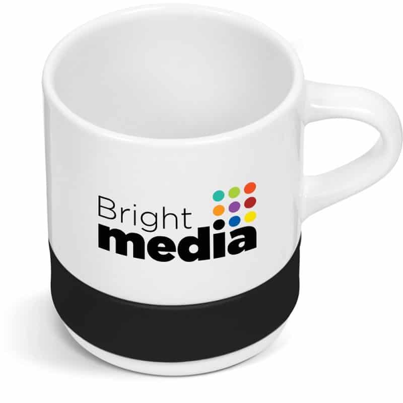 BLACK Kooshty Kaleido Sublimation Ceramic Mug - 320ML