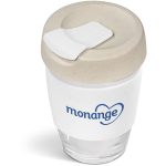 SOLID WHITE Kooshty Chacha Glass Kup - 340ml