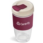 MAROON Kooshty Jumbo Chacha Glass Kup - 480ML