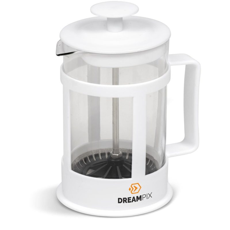 SOLID WHITE Procaffeinating 850ml Coffee Plunger - Solid White