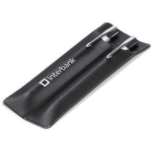 BLACK Altitude Marvin Double Pen Pouch (Excludes Pen)