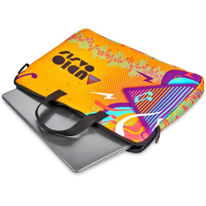 Pre-Printed Sample Hoppla Neoprene 15.6-inch Nimbus Laptop Sleeve