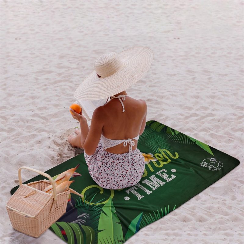 Pre-Printed Sample Hoppla Hula Beach Towel - Single Sided