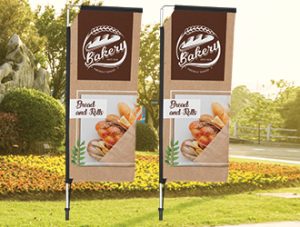 Single-Sided Telescopic Banners