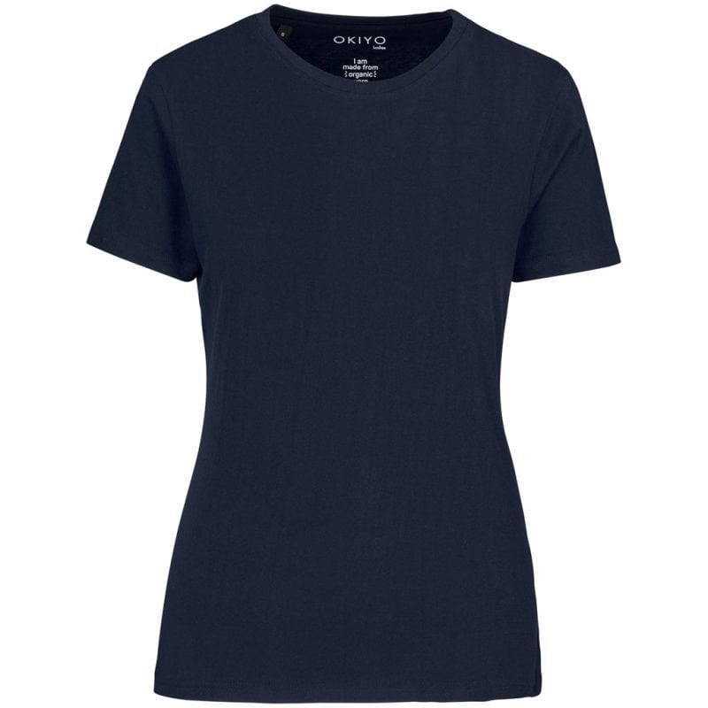 NAVY Ladies Okiyo Organic T-Shirt